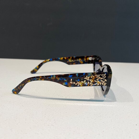 Oscar De La Renta Alva Havana Maculata Cat-Eye Sunglasses With Tortoiseshell and main image 6